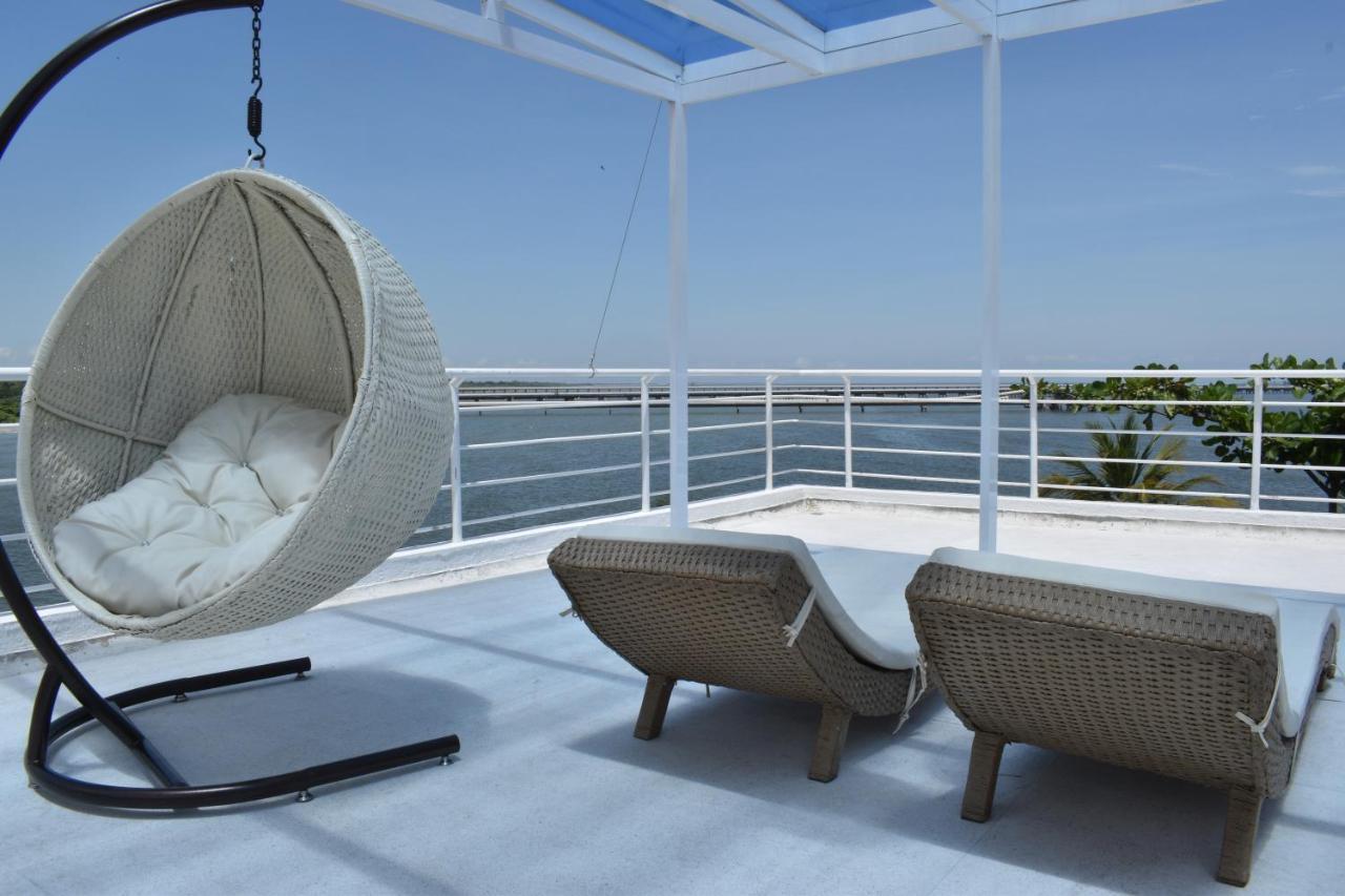 Hotel Santorini Casablanca Papares ภายนอก รูปภาพ