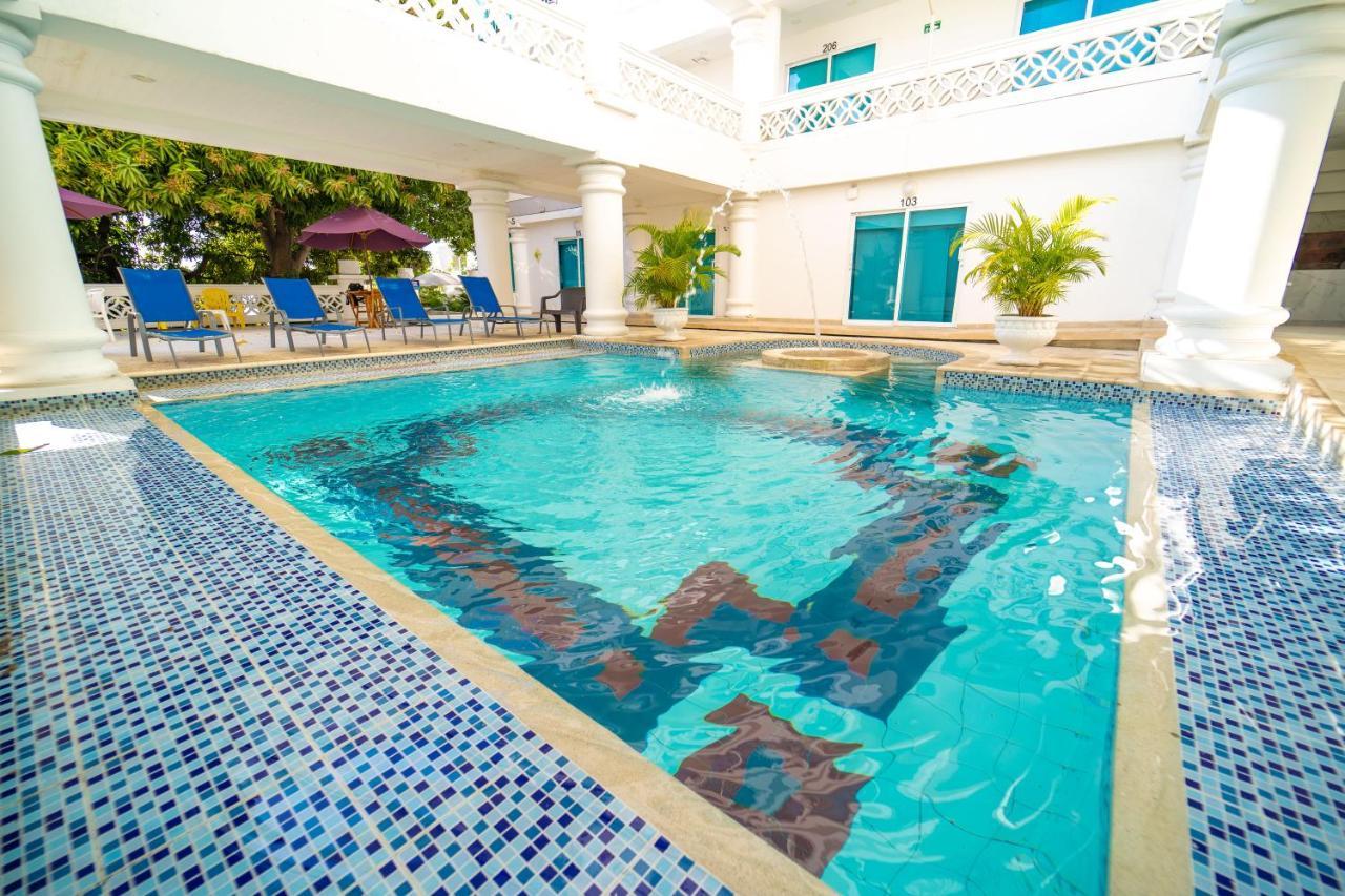 Hotel Santorini Casablanca Papares ภายนอก รูปภาพ