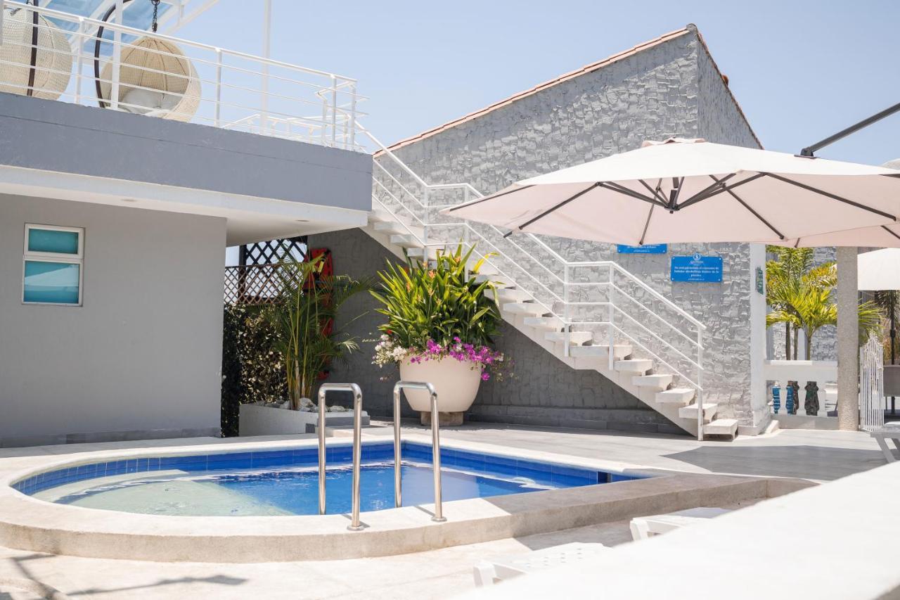 Hotel Santorini Casablanca Papares ภายนอก รูปภาพ